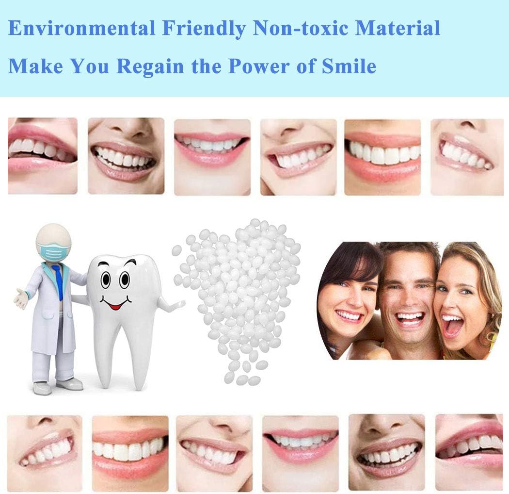 Tooth Repair Kit-Thermal Beads for Filling Fix The Missing and Broken Tooth or Adhesive The Denture Fake Teeth