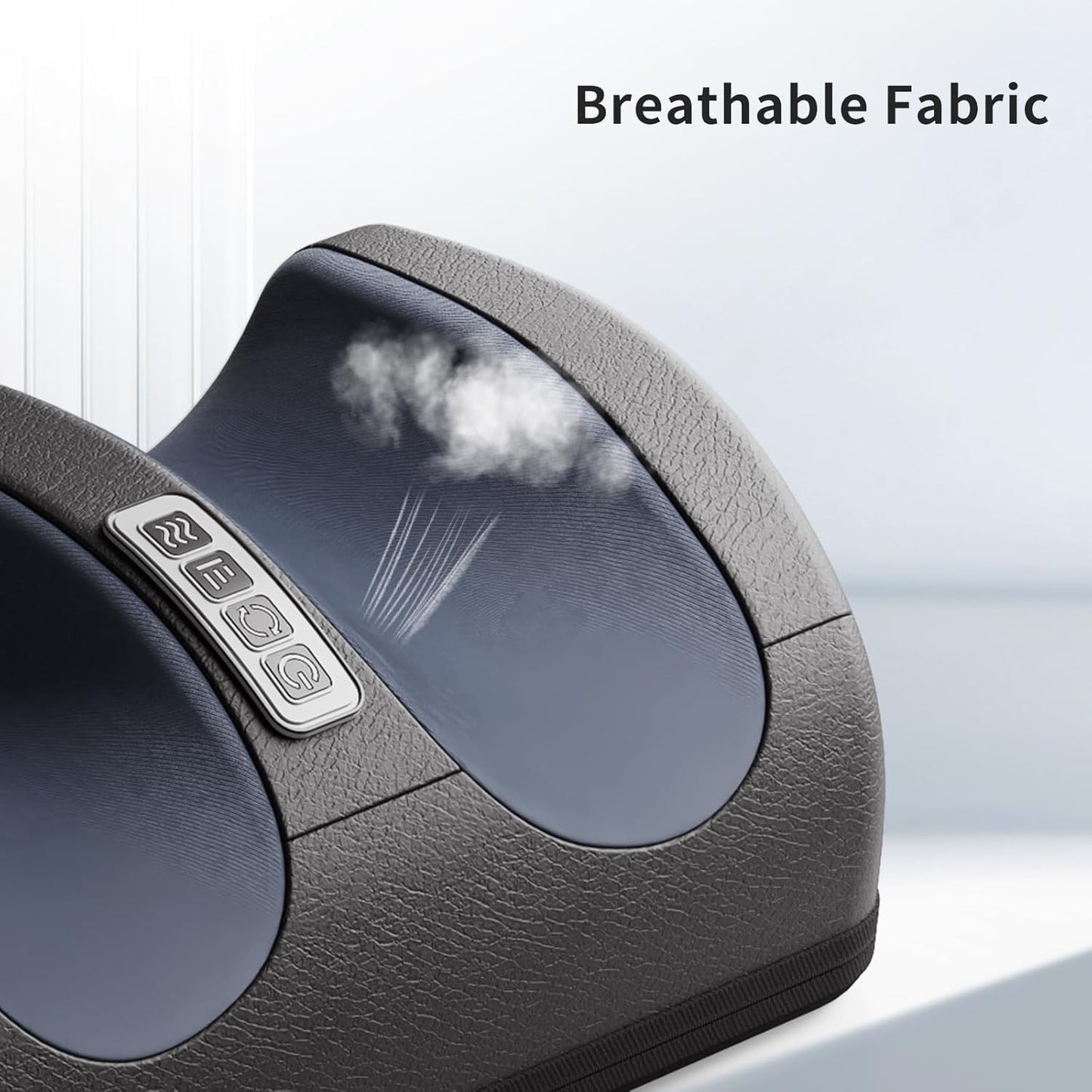Foot Massager Machine with Heat, Shiatsu Deep Kneading, Delivers Relief for Tired Muscles and Plantar Fasciitis