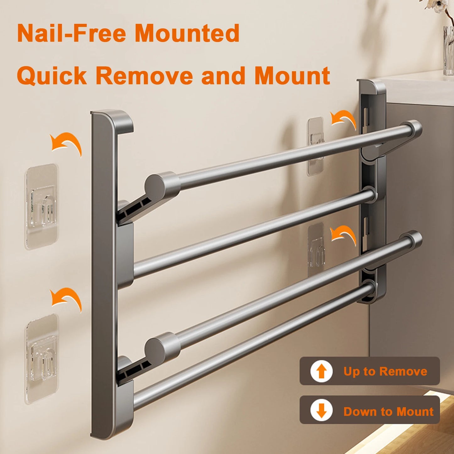 Simple Shoe Rack Wall-mounted Bathroom Slippers Hook Holder Shoes Slipper Drain Storage Drying Rack Shoe Organizer Hanger