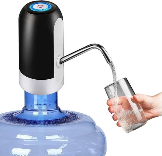 5 Gallon Water Bottle Dispenser, USB Charging Water Bottle Pump, Electric Drinking Portable Water Dispense for 2-5 Gallon, Low Noise Water Jug Dispenser,Water Bottle Switch for Kitchen Camping