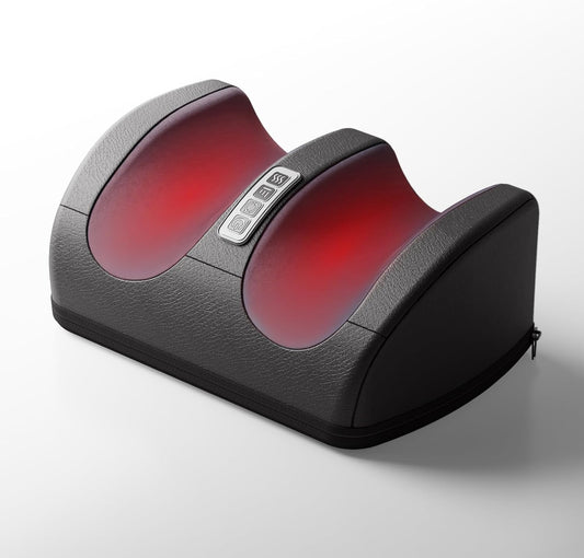 Foot Massager Machine with Heat, Shiatsu Deep Kneading, Delivers Relief for Tired Muscles and Plantar Fasciitis